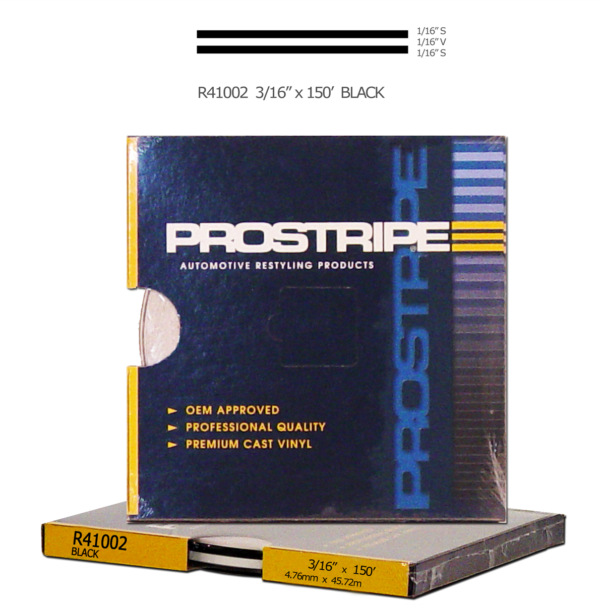 SHARPLINE CONVERTING INC MS, 3/16" X 150'; Black