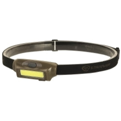 Streamlight Bandit Lightweight, USB Rechargeable Headlamp with White and Green LEDs - Coyote