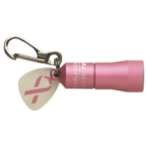 Streamlight Pink Nano Light Mini Keychain Flashlight Supporting BCRF