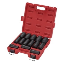 SUNEX 14 Pc. 3/4" Drive Deep SAE Impact Socket Set