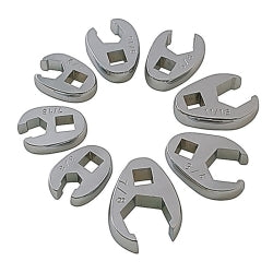 Sunex 8PC SAE FLARE CROWFOOT WRENCH SET 3/8"-7/8"