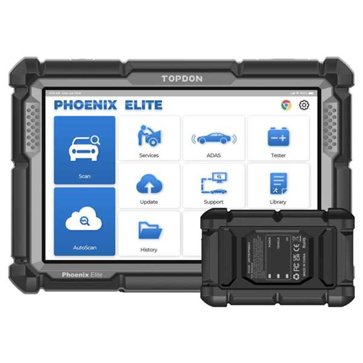 Topdon Phoenix Elite - 10.1" OE-Level Scan Tool, Cloud-Based Programming, CANFD