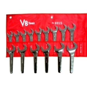 V-8 Tools SERVICE WRENCH SET 3/4 THRU 1-5/8 15PC