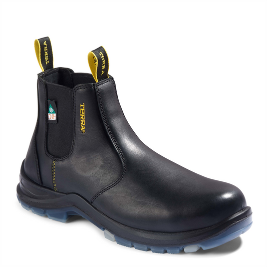 Workwear Outfitters Terra Murphy Chelsea Soft Toe EH Black Boot Size 9M