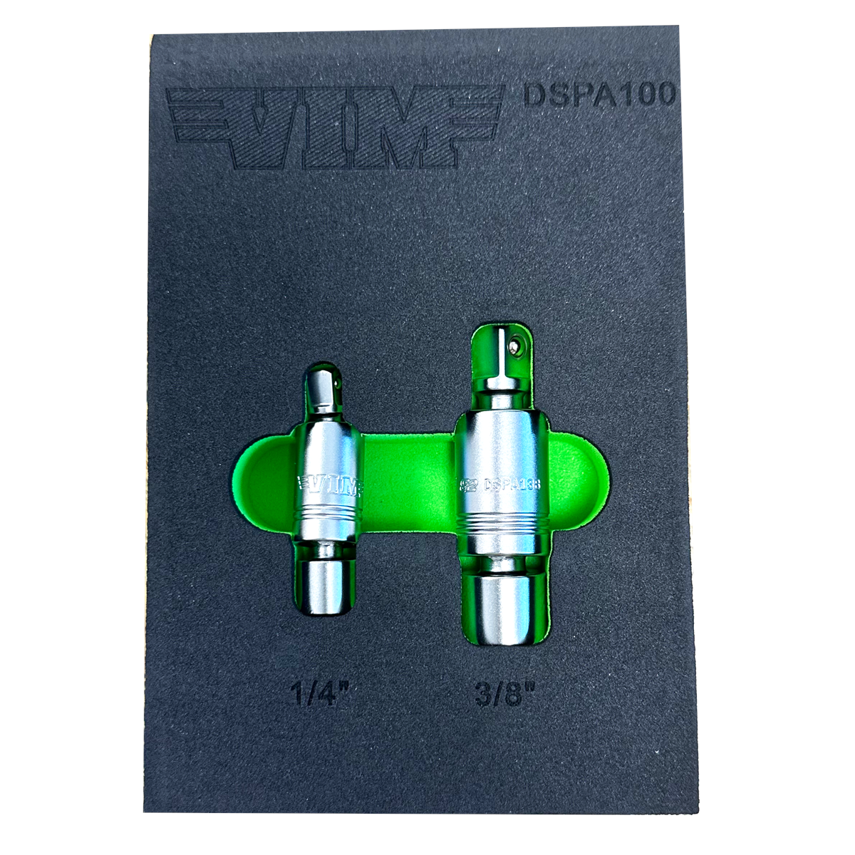 VIM Tools 2 Piece Dual Swivel Pinless Adapter Set