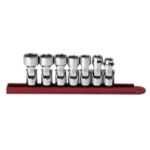 7PC 3/8" DRIVE 6PT FLEX SAE SOCKET SET
