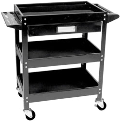 3-Shelf Utility Cart w/Drawer